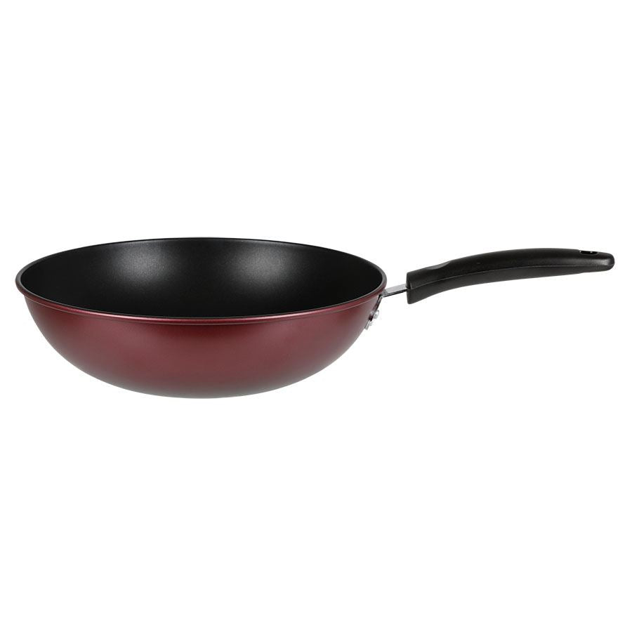 Tigaia Wok Gastromino din oțel carbon 32cm, Non-Stick
