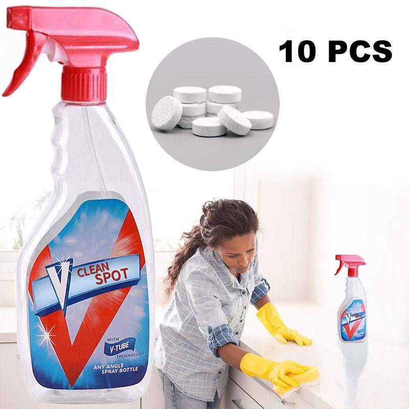 Pulverizator spray de curatare multifunctional efervescent solutie activa