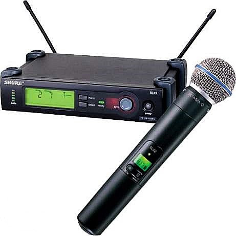 Microfon wireless Shure Beta 58A cu receiver SLX4
