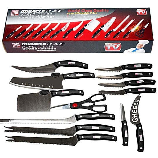 Cutite profesionale din 13 piese, KnifBladePro