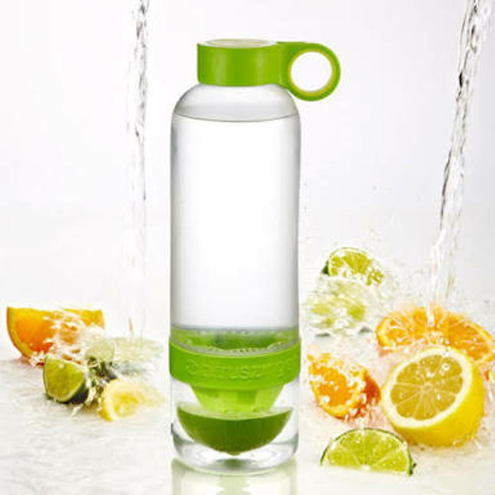 Sticla pentru infuzie cu storcator citrice
