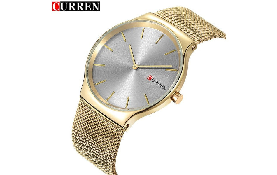 Ceas barbatesc Elegant Minimal Slim curea metalica