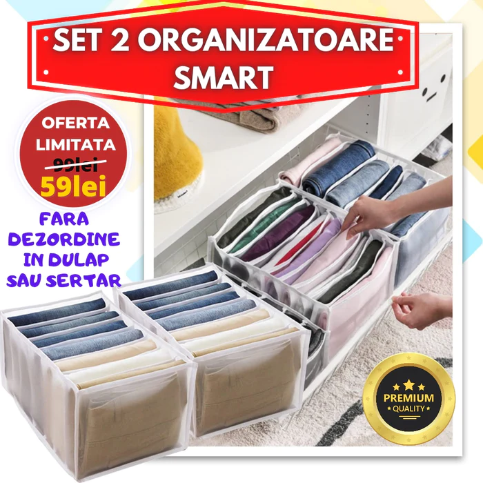 SET 2 ORGANIZATOARE SMART