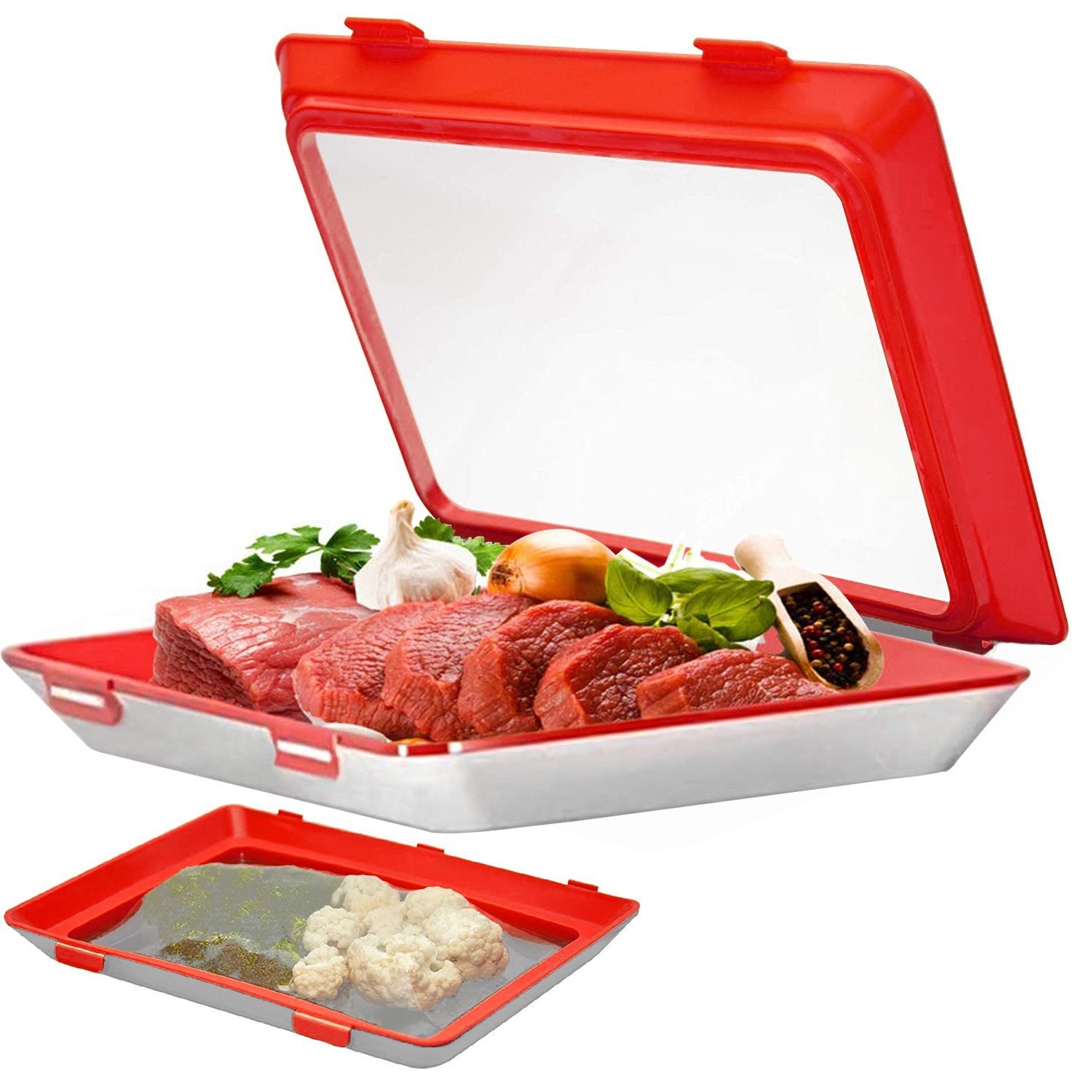 Tava speciala pentru pastrarea alimentelor proaspete, 30 cm x 22 cm x 2,8 cm