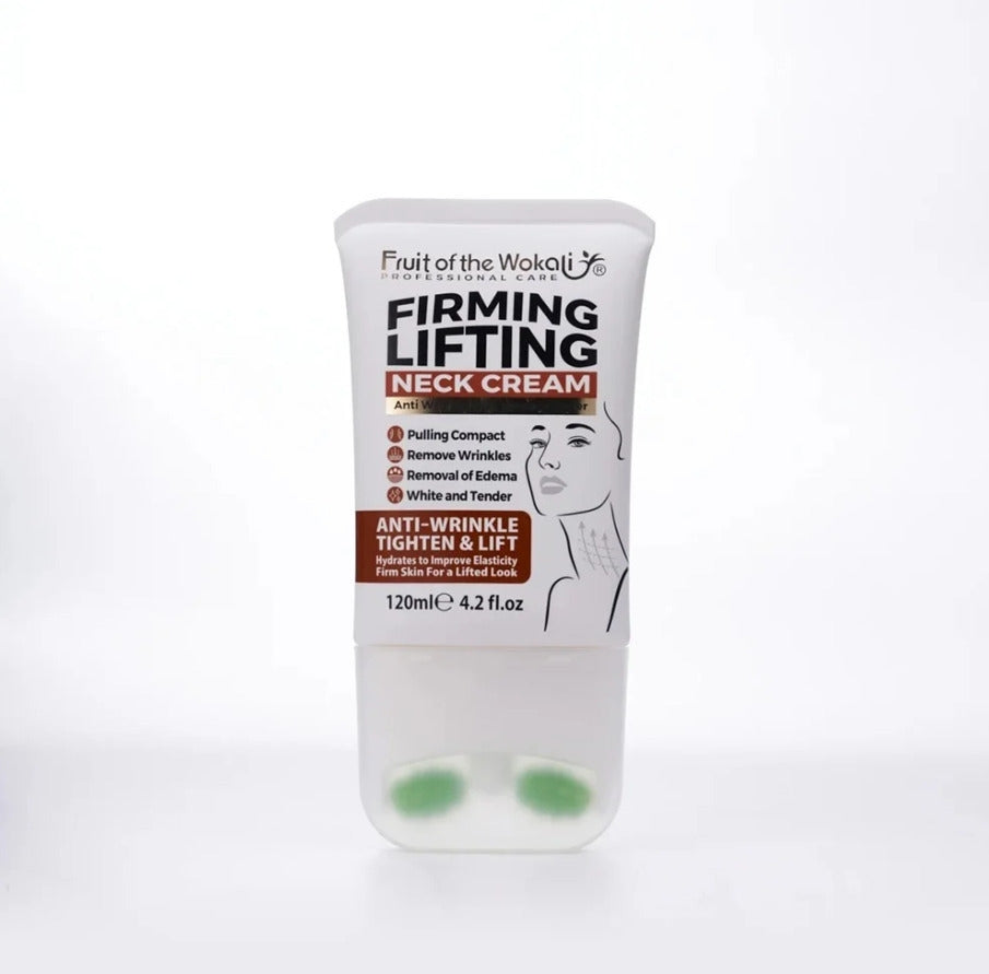 Cremă antirid pentru gât Wokali cu rolă de masaj – hidratare și efect lifting, Neck Cream HA-3070, 120 ml