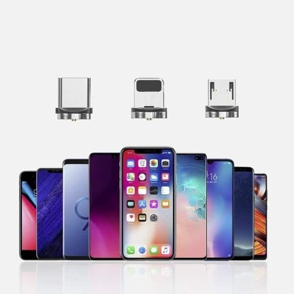 CABLU MAGNETIC DE ÎNCĂRCARE 3 ÎN 1