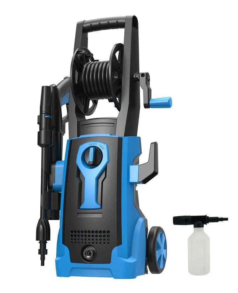 Aparat de spalat cu presiune, jet de apa 300 L/h, dotat cu lance si recipient pentru detergent