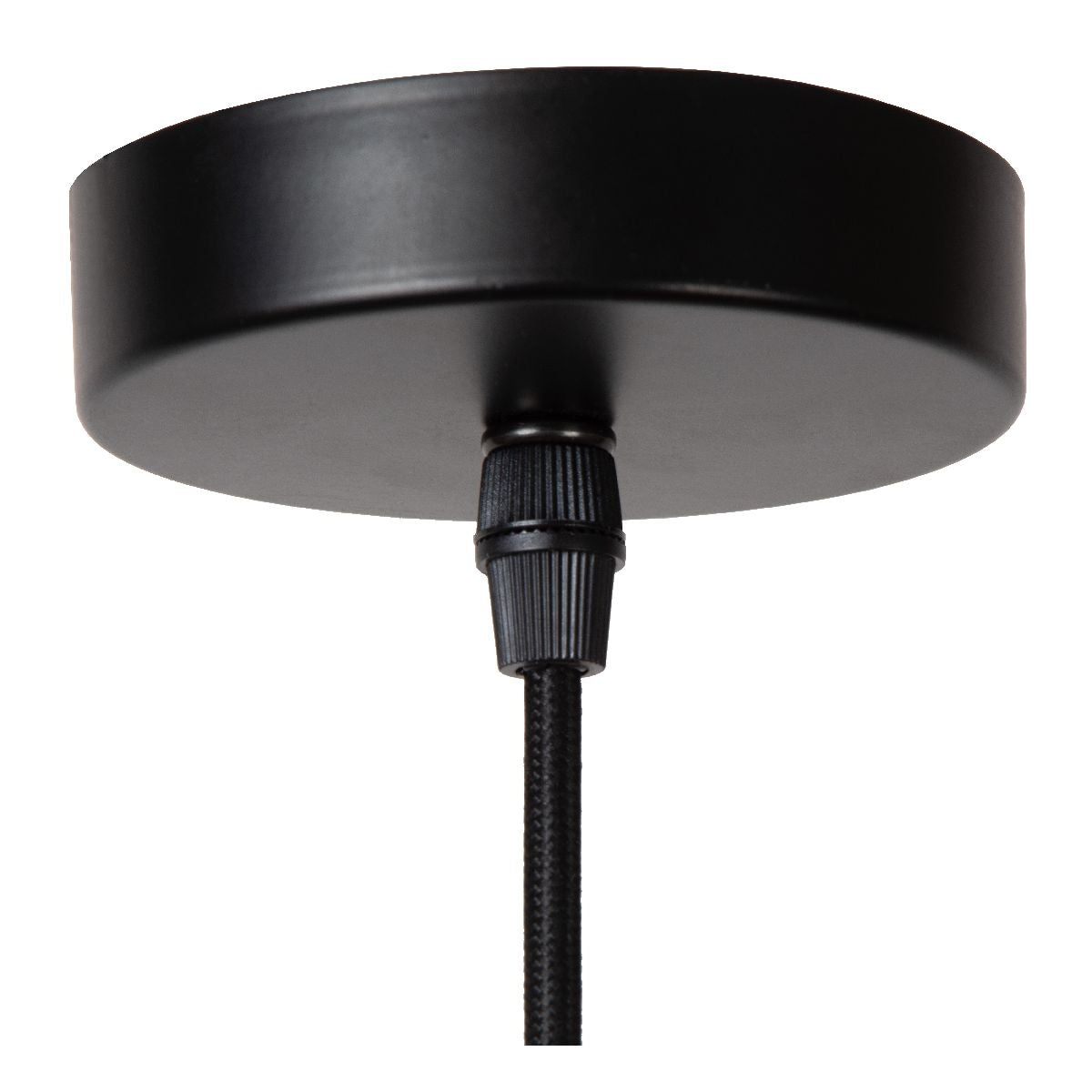 Pendul SPENCER cu Abajur din Fetru, Negru, Ø30 cm, 1 x E27