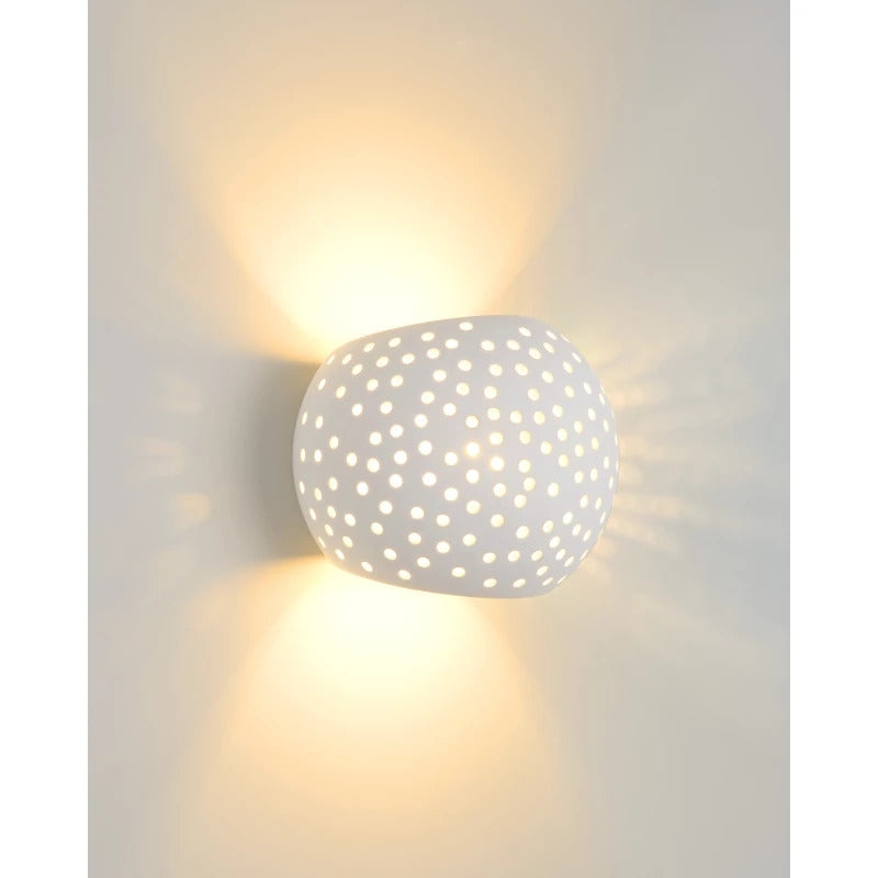Aplică de Perete GIPSY, Albă, 1 x G9, Design Minimalist