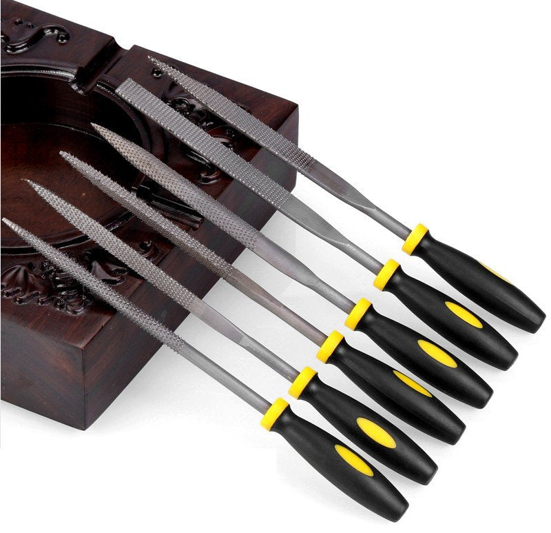 Set 6 pile rasper pentru metal si lemn