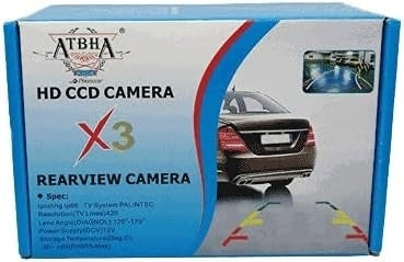 Cameră auto de marșarier HD CCD X3 – vizibilitate clară la mers înapoi