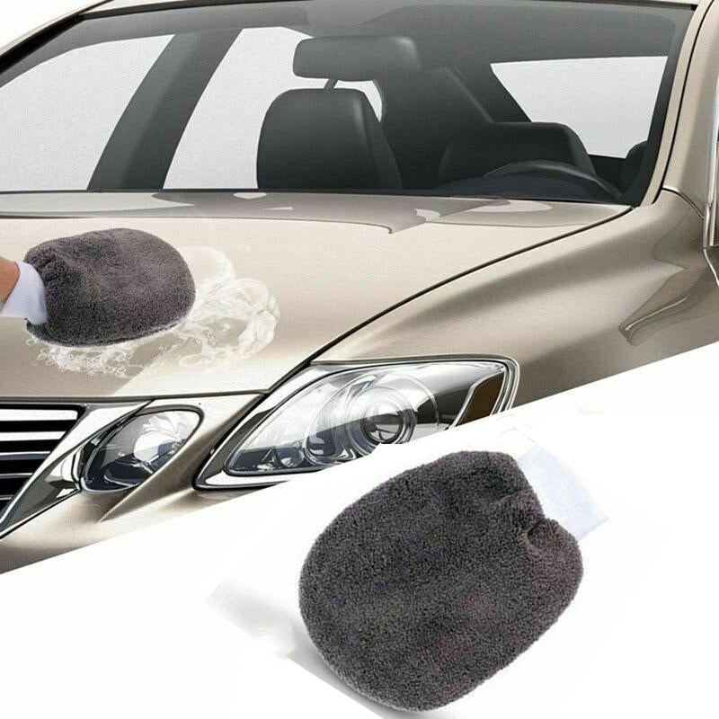 Set 9in1 pentru detailing auto, laveta microfibra, paduri polish, burete de spalat si perie curatare jante