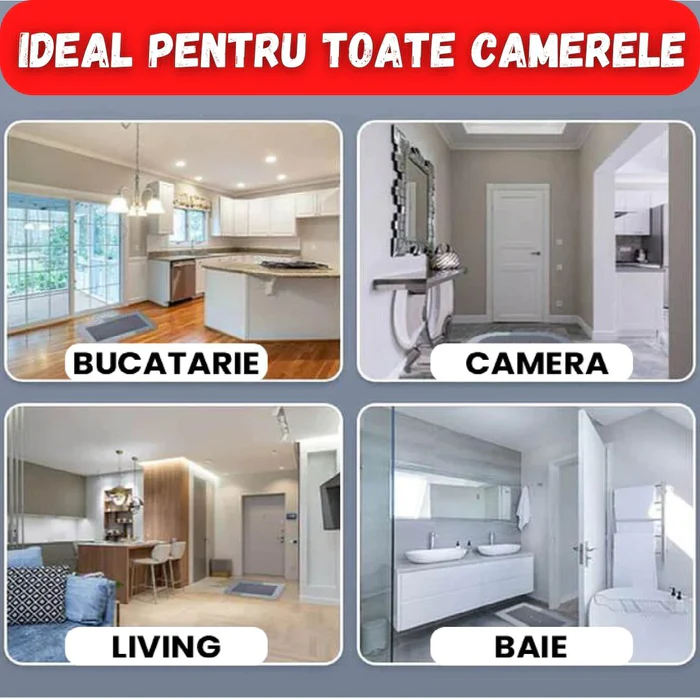 Covoras super absorbant pentru baie cu uscare rapida SUPER-ABSORBANT