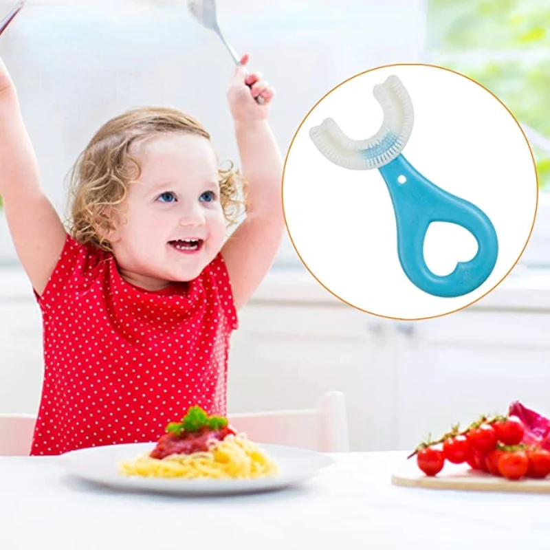 Periuta de dinti pentru copii circulara 1 + 1 GRATIS