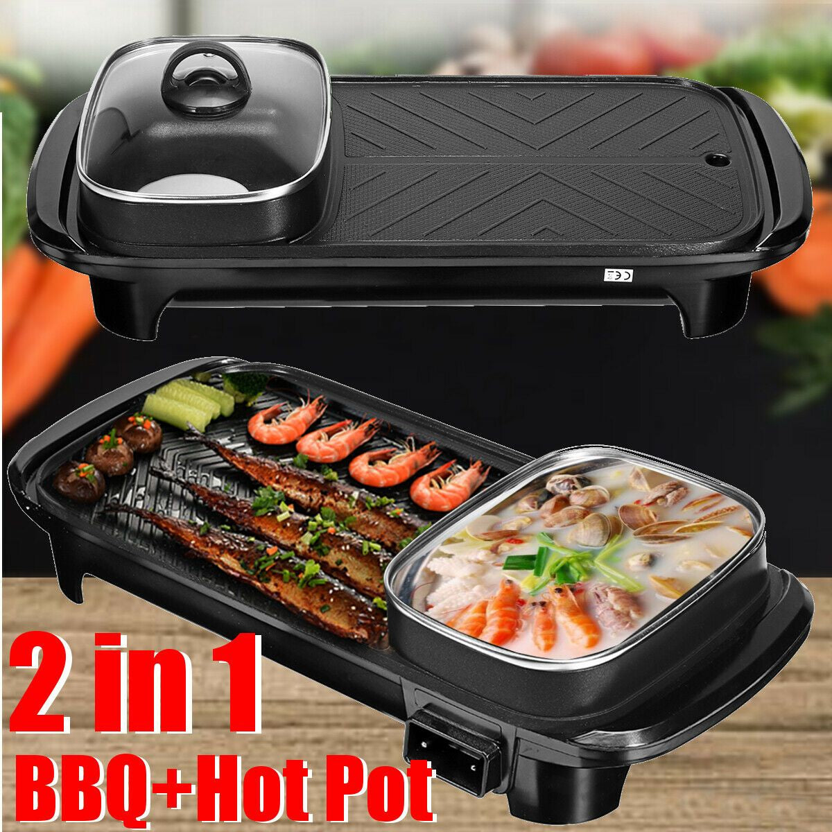 Oferta Gratar Barbeque 2 in 1, Cadou Ustensile