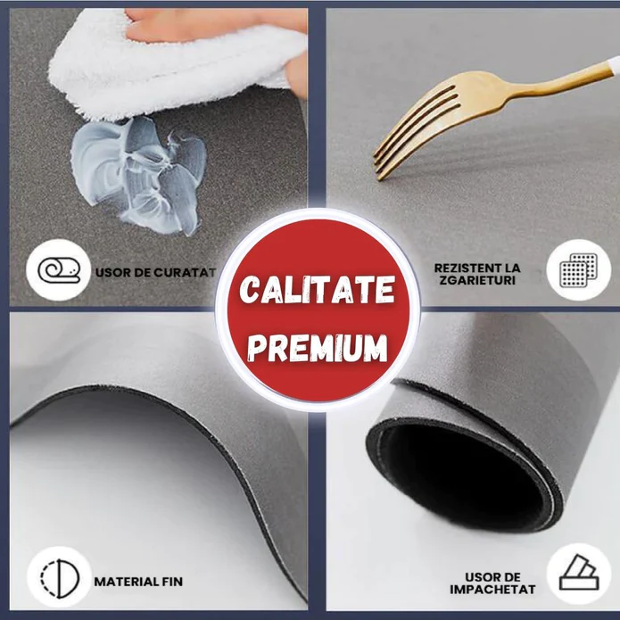 Covoras super absorbant pentru baie cu uscare rapida SUPER-ABSORBANT