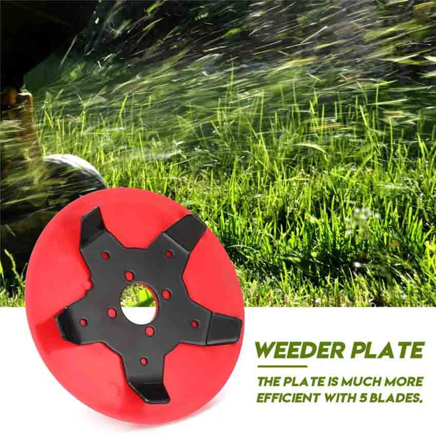 Set 3 piese, accesoriu motocoasa cu disc pentru indepartare buruieni si plivit iarba