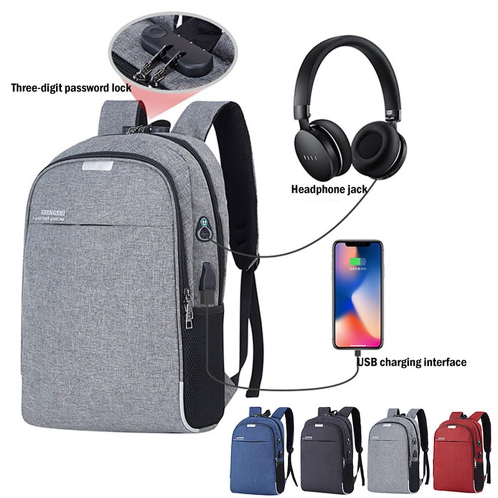 Ghiozdan tip rucsac Anti-Furt multifunctional cu port USB
