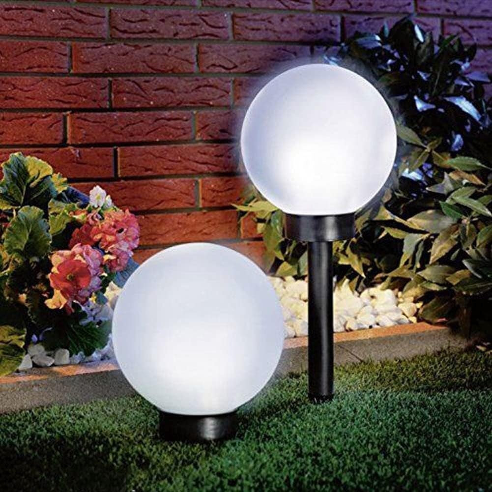 Set 4 bucati Lampa LED solară, Glob luminos pentru grădină sau terasă IP44 | Iluminare ecologică și atmosferă magică