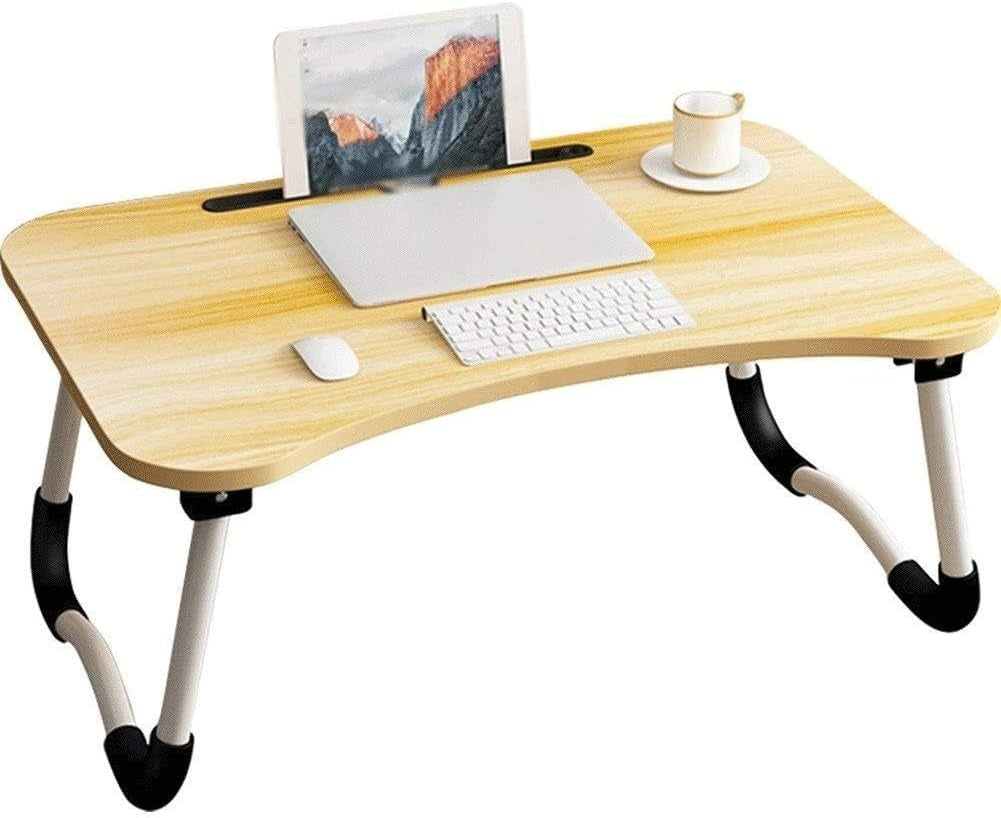Masuta pliabila pentru laptop, reglabila pe inaltime si suport pentru pahar