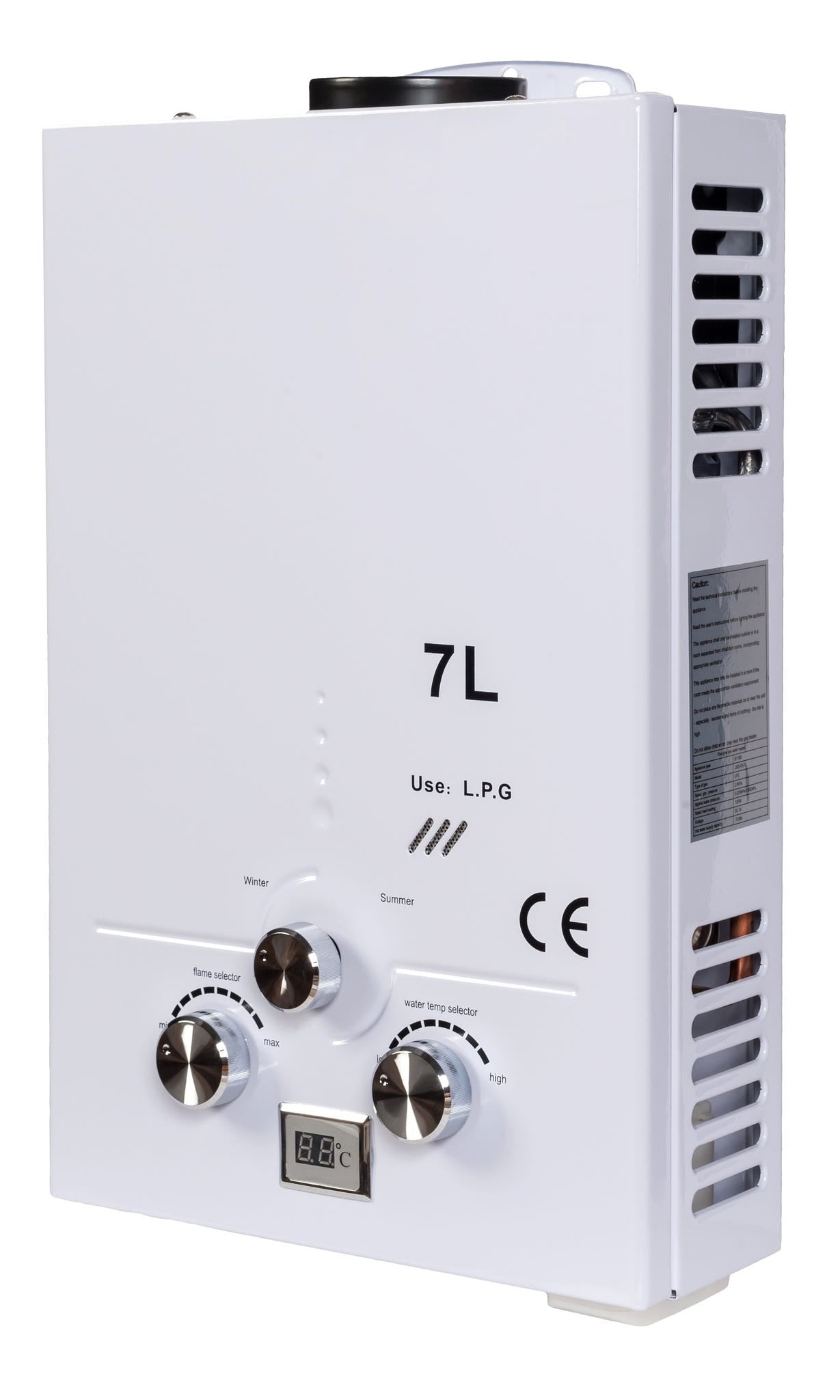 Instant pe gaz, debit 7l/min, 1200 W