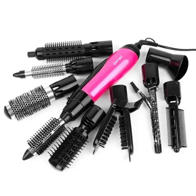 Set multifunctional 10 in 1, pentru coafat Gemei GM-4835