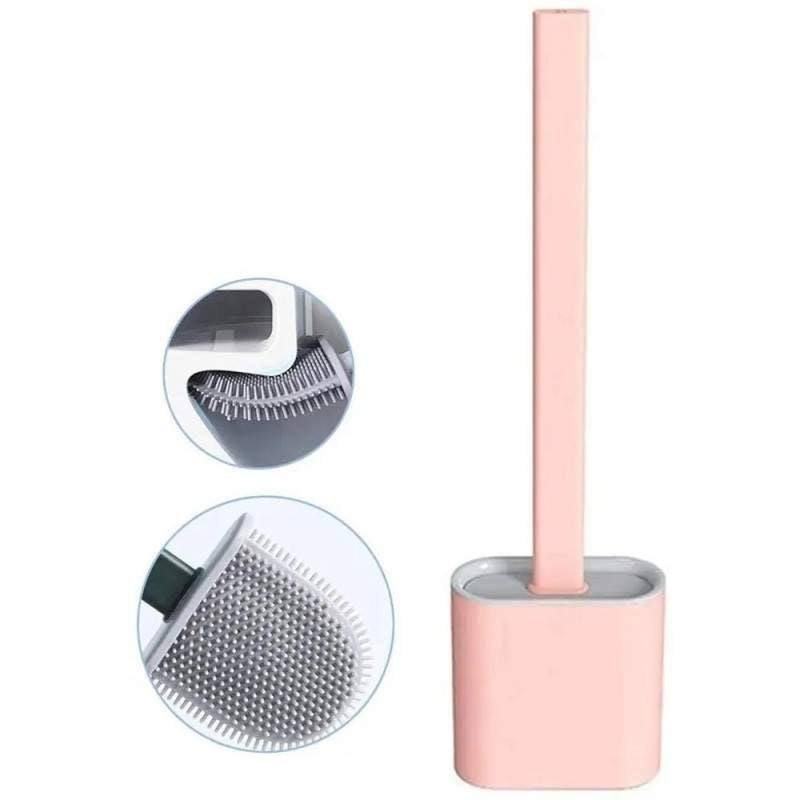 Perie de toaleta din silicon, flexibila