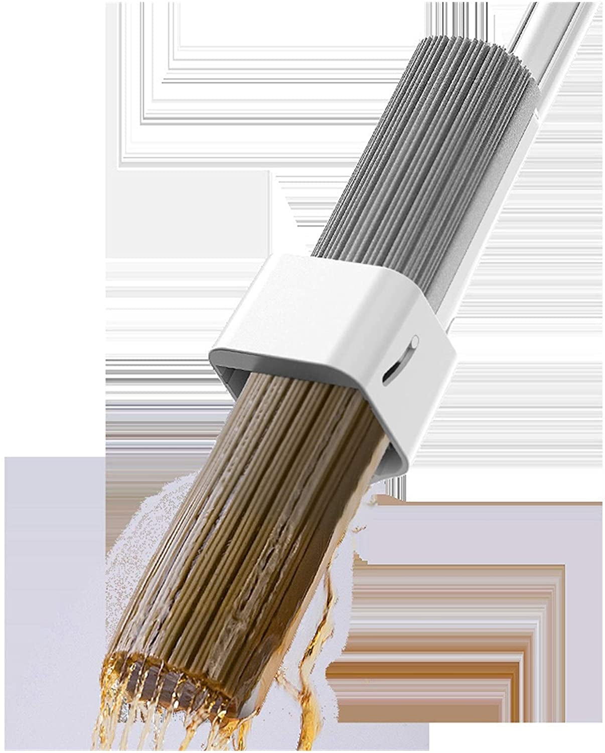 Mop plat cu sistem de stoarcere rapida, perfect pentru spatile inguste