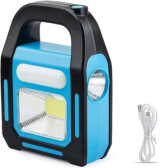 Lanterna 3 surse de iliminare, incarcare solara si functie powerbank BOLT