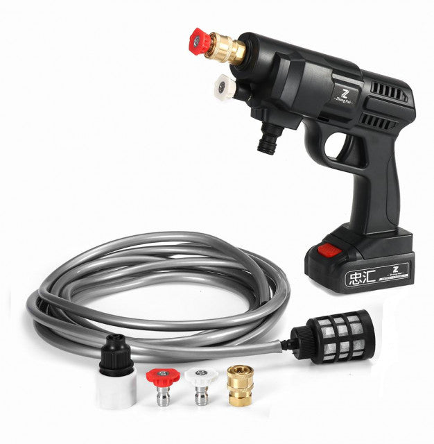 Aparat de spalat cu presiune mobil cu acumulator si incarcator