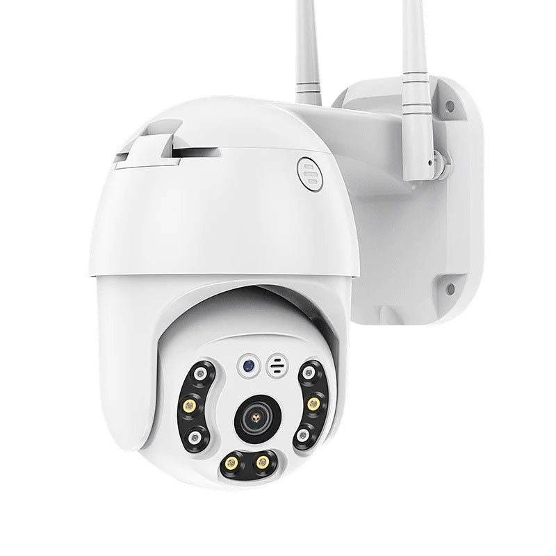 Camera de supraveghere WiFi 3MP Full HD - Înregistrare audio-video, rotație 360° - Card de memorie cadou