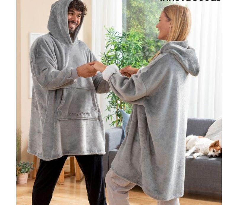 Pătură-hanorac cu glugă – Huggle Hoodie