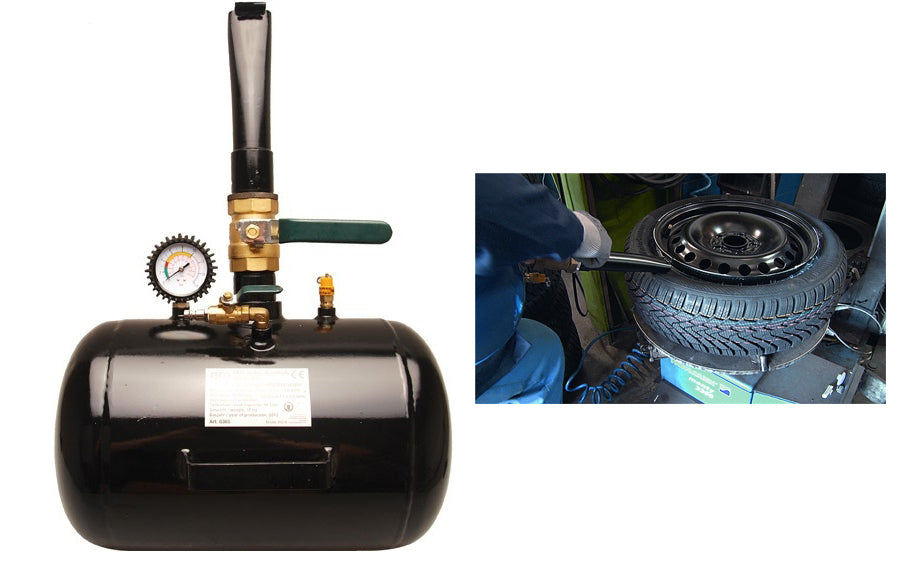 Rezervor explozie tun de aer vulcanizare, butelie 20L ajutor talonat BOOSTER pentru anvelope