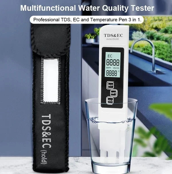 Tester Digital TDS pentru Calitatea Apei – Măsurare Rapidă și Precisă