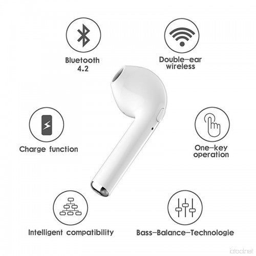 Casca wireless intra-auriculara i7S TWS