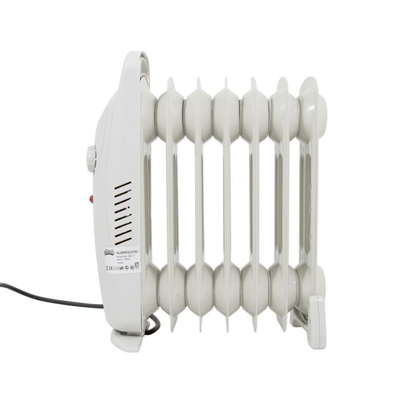 Minicalorifer electric cu ulei, 7 elementi , 800W, 41 x 13 x 37 cm, radiator slimline, Victronic MC7