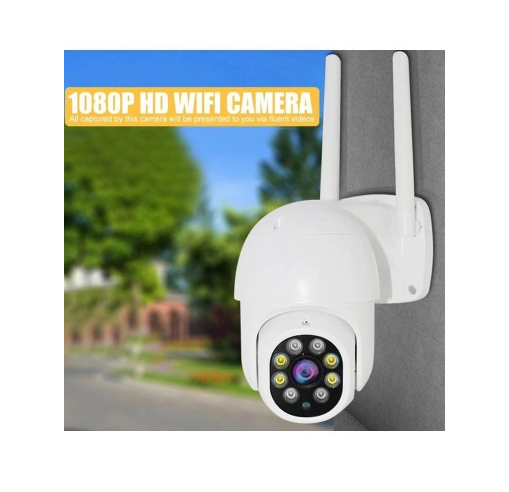 Set X2 Camera supraveghere WIFI, interior / exterior, Rotativa, Cu Detectare Miscare 360
