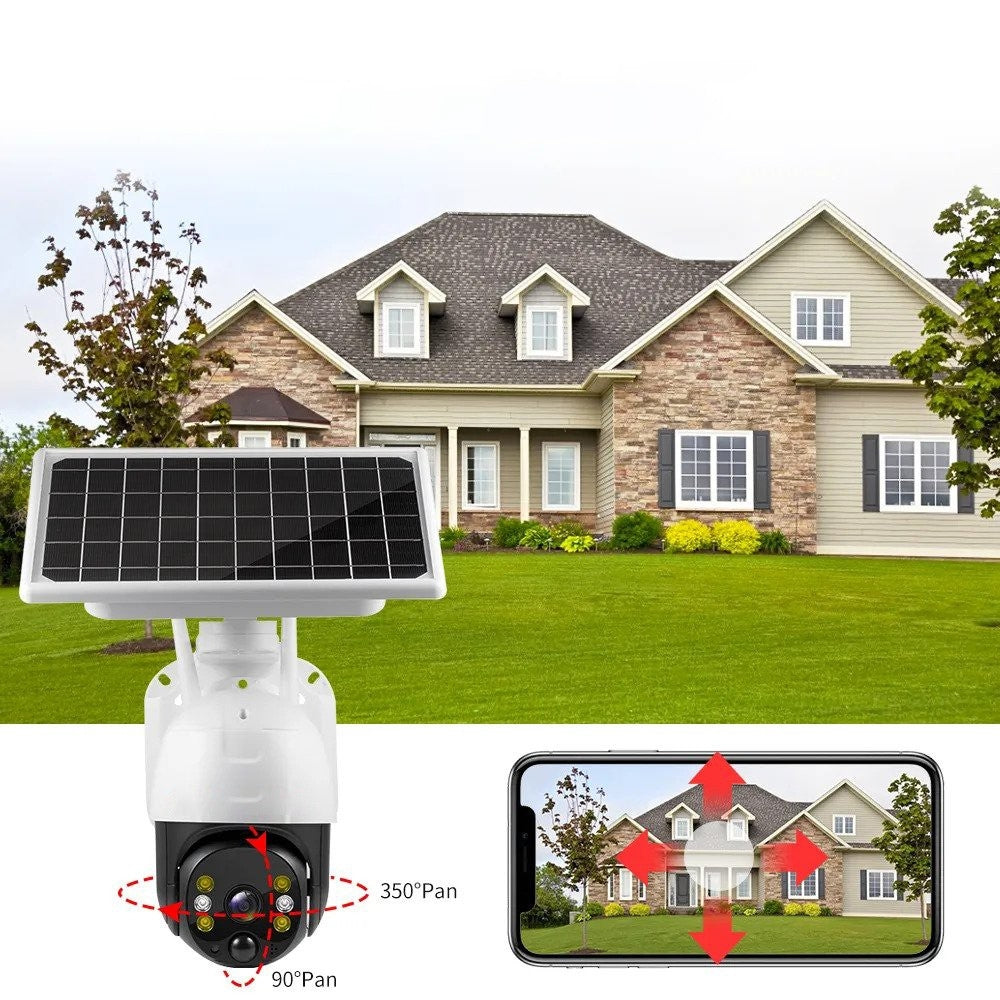 Camera de supraveghere Wifi, wireless cu panou solar