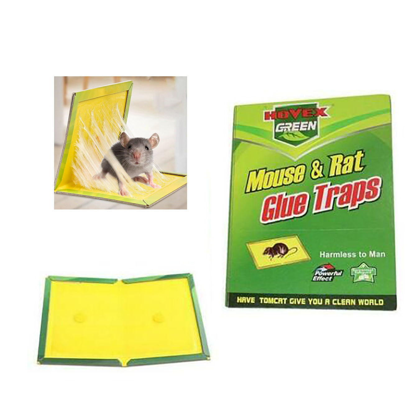 Capcana adeziva cu lipici pentru soareci si sobolani Green Traps