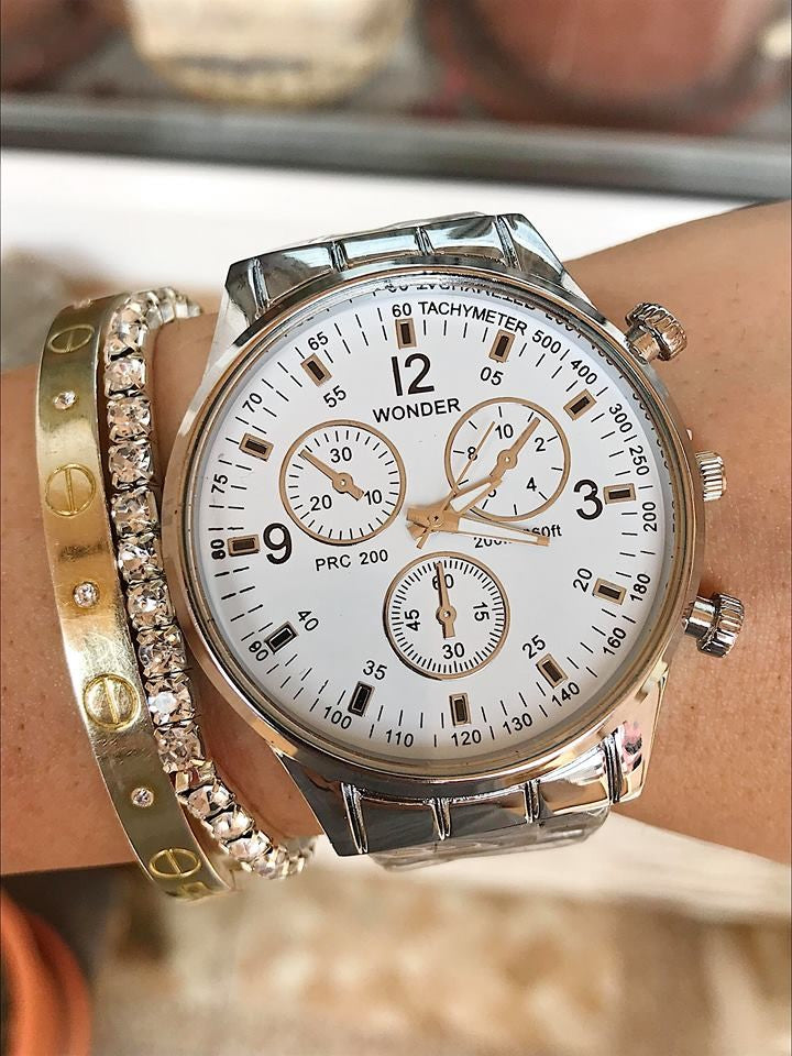 Ceas elegant unisex metalic