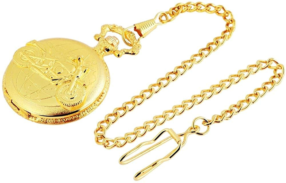 Ceas barbatesc de buzunar cu lantisor