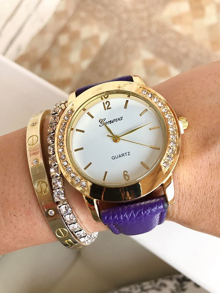 Ceas dama Classic Fashion curea piele PU