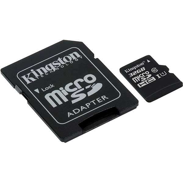 Card de memorie Micro SD capacitate 32 GB clasa 10 UHS-I, 80 MBs cu adaptor