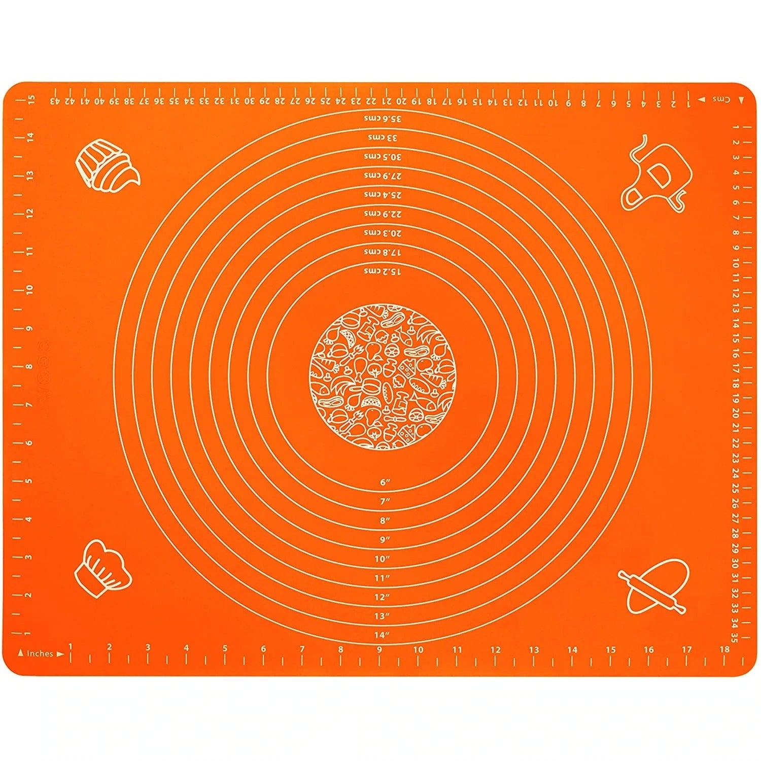 Covoras din silicon alimentar tip plansa pentru patiserie sau pizza