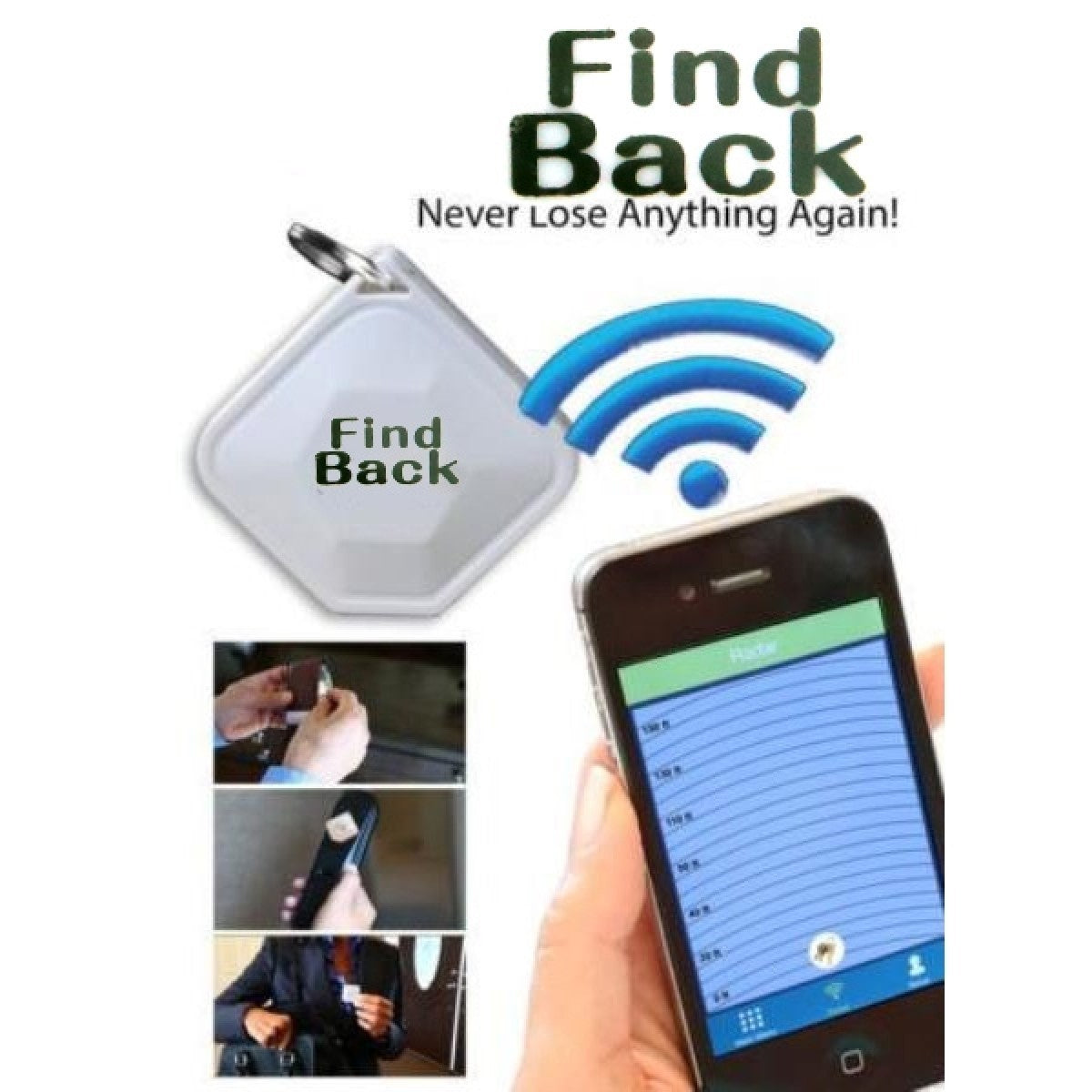 Breloc chei antipierdere Smart iTag Find Back