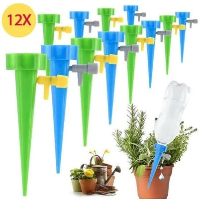 Set 12 dispozitive pentru udarea plantelor și florilor prin picurare