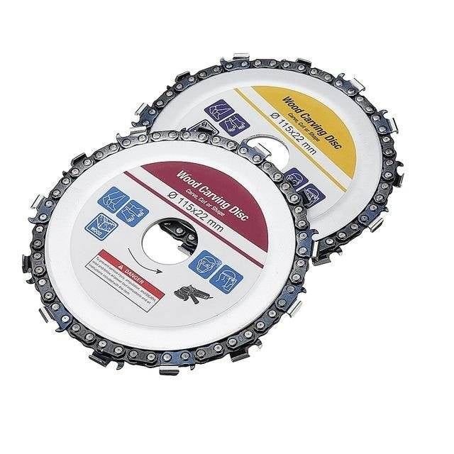 Disc flex lemn cu lant drujba, polizor unghiular, diametru 115 mm
