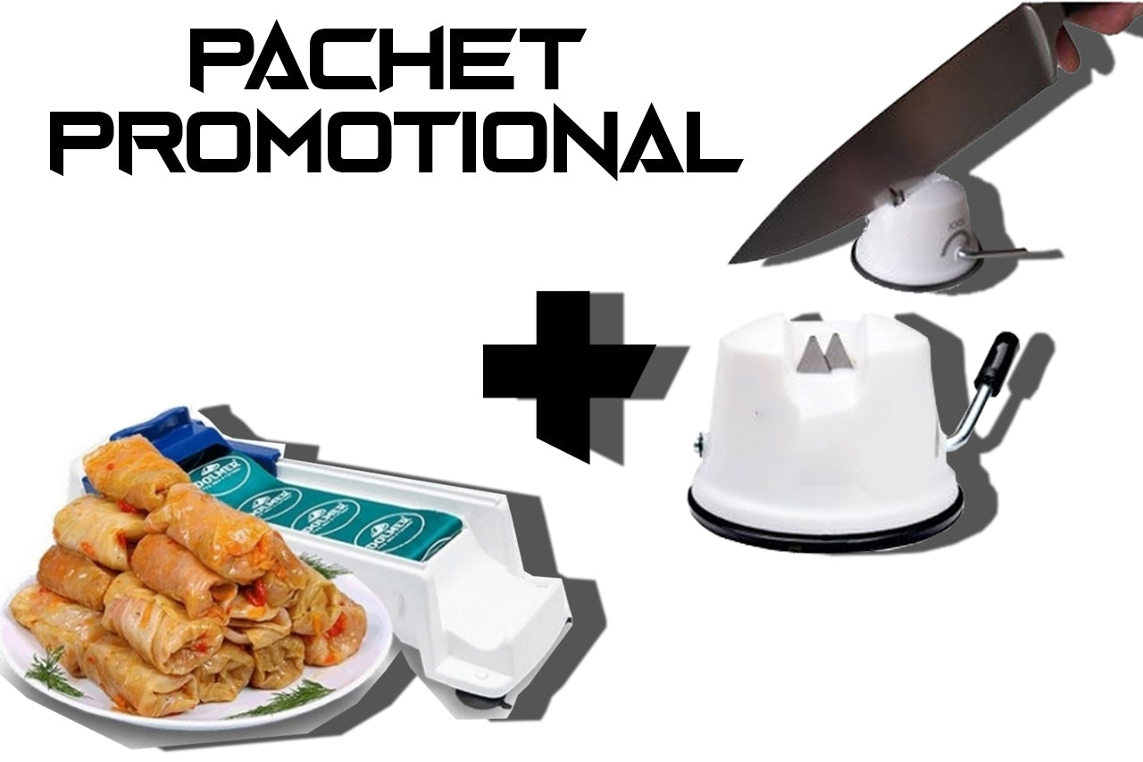 Pachet promotional Aparat de facut sarmale + Ascutitor cutite