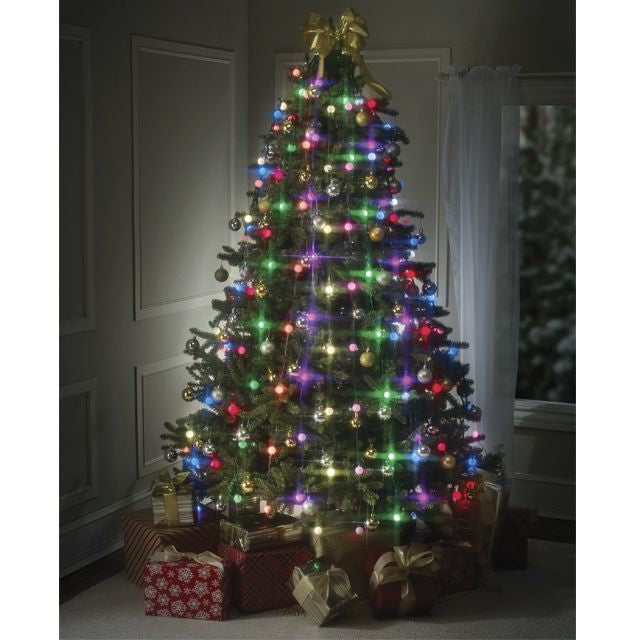 Instalatie luminoasa cu Globuri LED 16 culori Tree Dazzler, 48 Globuri