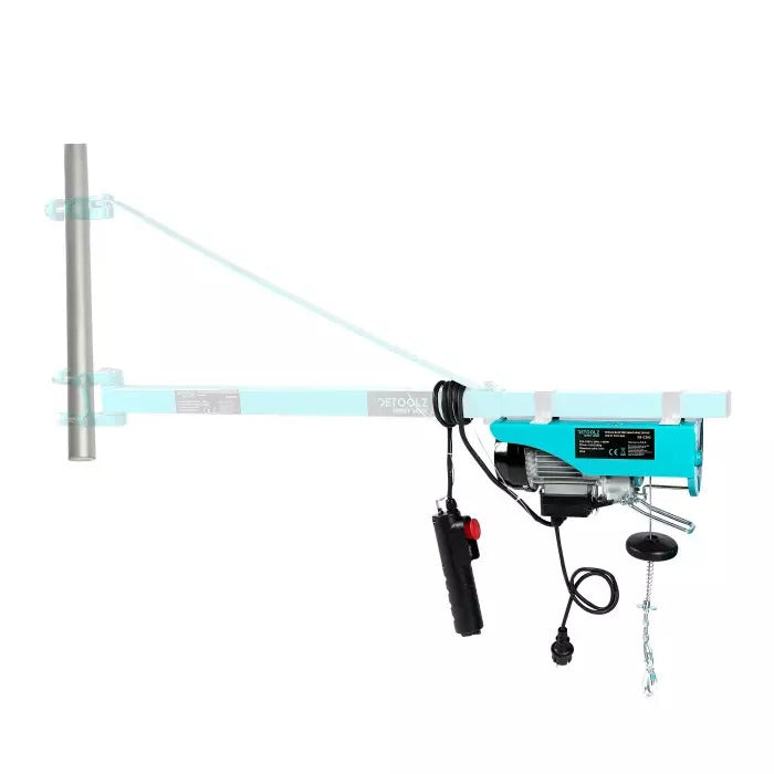 Troliu electric Detoolz – Ridică rapid până la 250 kg fără efort!